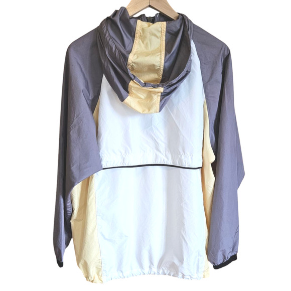 Vintage 90s Nike Anorack Half Zip Lightweight Jacket White Women's Large (12-14) - Picture 9 of 10